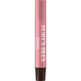 Burt's Bees Shimmer Lip Tint Stocking Stuffers Set, Moisturizing for All Day Hydration with Natural Glowy Pigmented Finish & Buildable Color, Peony (4-Pack)