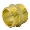VARIOSAN Double nipple, AG/AG, brass, suitable for drinking water
