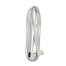 Woods Indoor Light Duty Extension Cord, 15Ft, 16 Gauge, 2 Conductor, Remote Control Extension Cord, White, 93453351