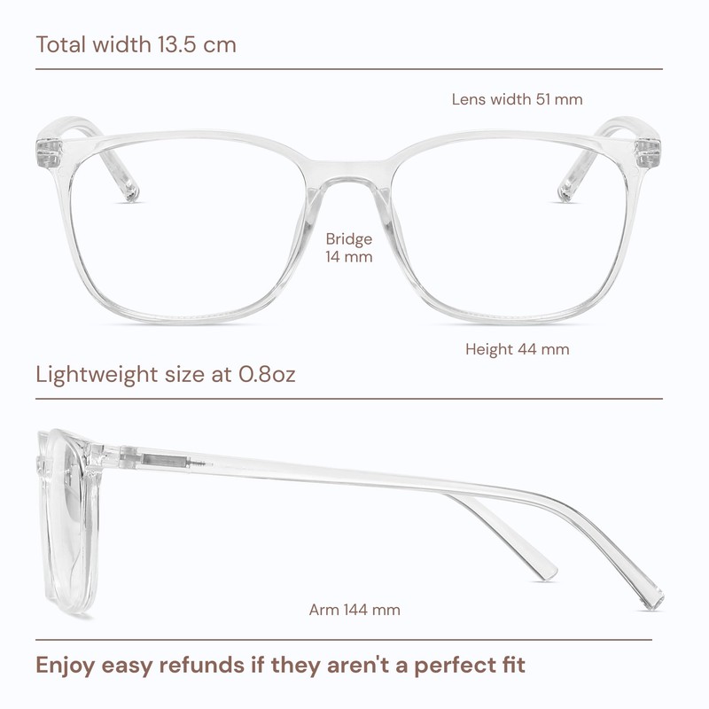 Gaoye Ultralight Blue Light Glasses for Women - Computer Protection