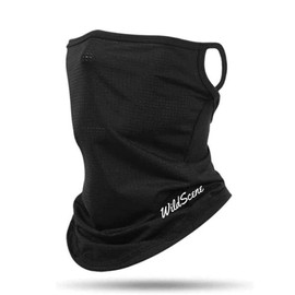 Wild Scene Face Cover, UV Protection, Cooling Sensation, UPF 50+ Protection Against Sunburn That Does Not Suffer From Staying Still, Men's, Women's, Sweat Absorbent, Quick Drying, Earhook, Fishing,