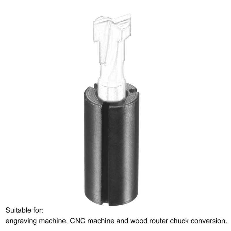 sourcing map Router Collet Driver Adapter Convert 12.7mm (1/2") to