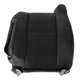 NLQR Driver Side Bottom & Back Replacement Seat Covers Microfiber Leather Black #482 Compatible with Hummer H2 2003 2004 2005 2006 2007