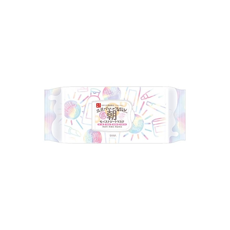 Nameraka Honpo Morning Moist Sheet Mask, Pack of 32
