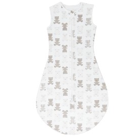 TOGOU2S Summer Sleeping Bag Baby 0.5 Tog Sleeping Bag Baby Summer 100% Cotton Summer Sleeping Bag Baby Breathable Sleeping Bag for Unisex Newborn Boys Girls 0-6 Months