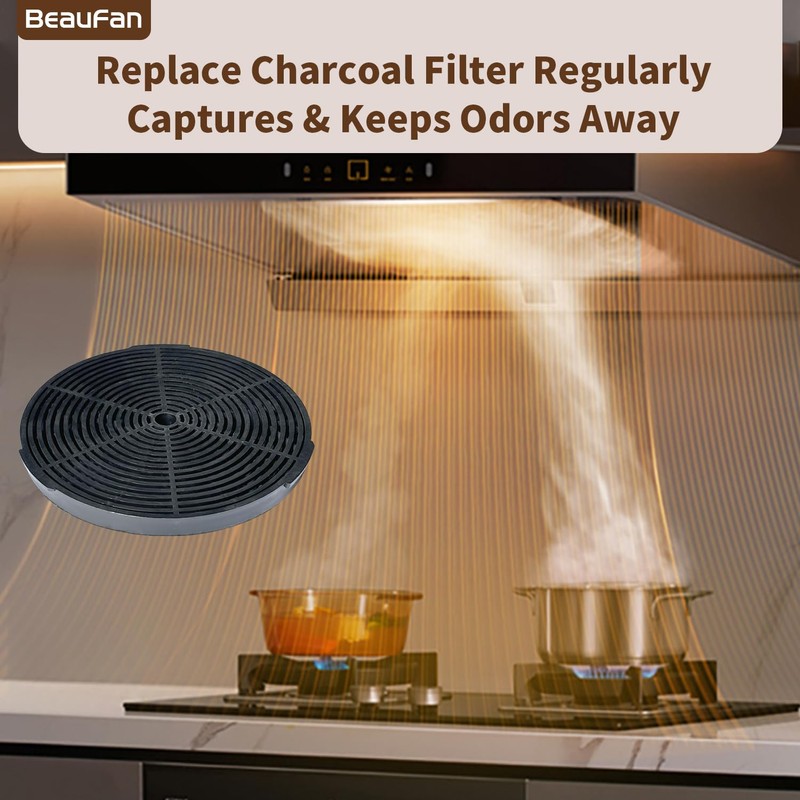 Beaufan WRHF005S2 Carbon Charcoal filters Fit for Winflo 30 In.