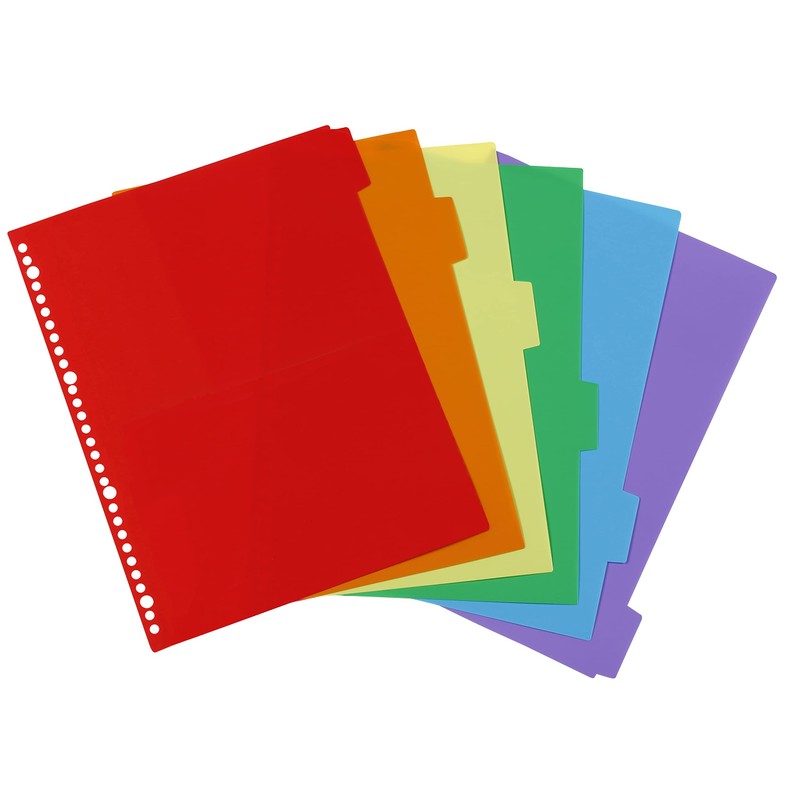 Viquel A4 Maxi Dividers Polypropylene Pack of 6