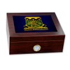 ExpressItBest Premium Desktop Humidor - Glass Top -US Army 105th
