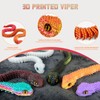 24 in 3D Printed Animals-Snake Viper,3D Printed Snake Toys 3D