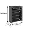 Laiensia 5-Tier Vertical Shoe Rack Organizer, Space Saving Shoe Storage