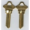 Schlage SC4 Key Blanks C Keyway 6 pin Brass X2