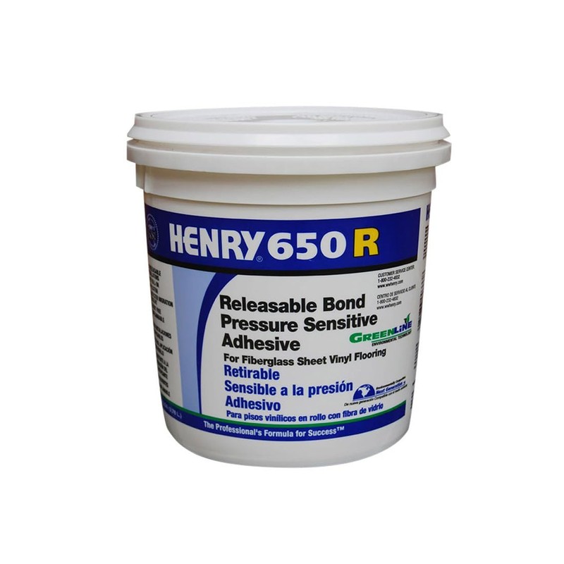 Henry 650 R Releasable Bond Pressure Sensitive Adhesive 1 gal.