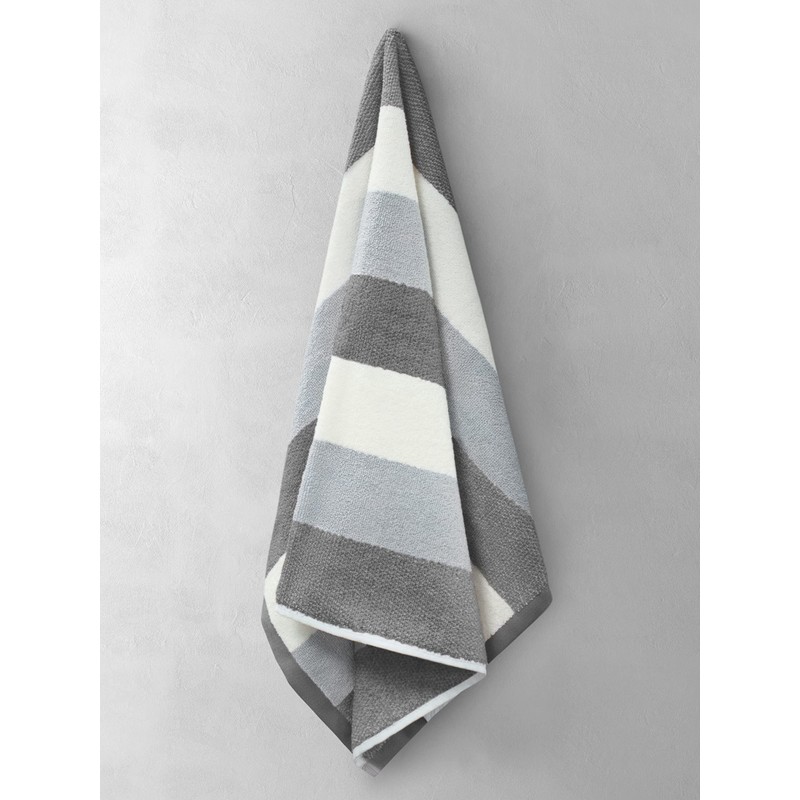 Velosso 4pce 100% Cotton Towel Bale Set Striped Ombre Hand