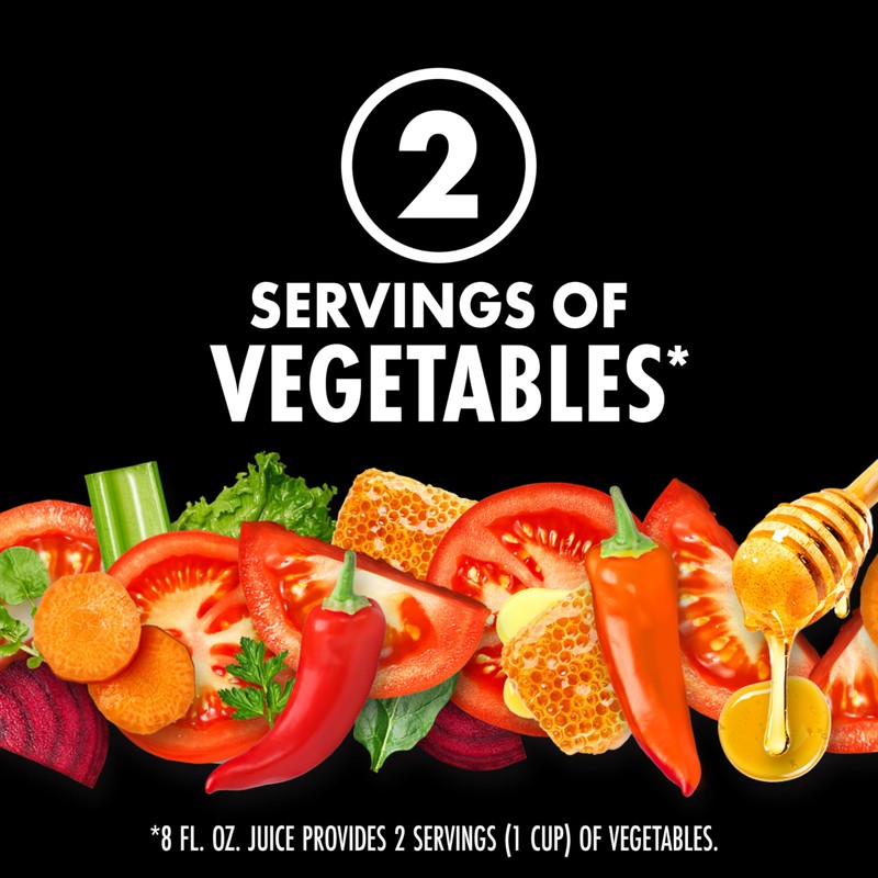 V8 Hot Honey 100% Vegetable Juice, 46 fl oz Bottle