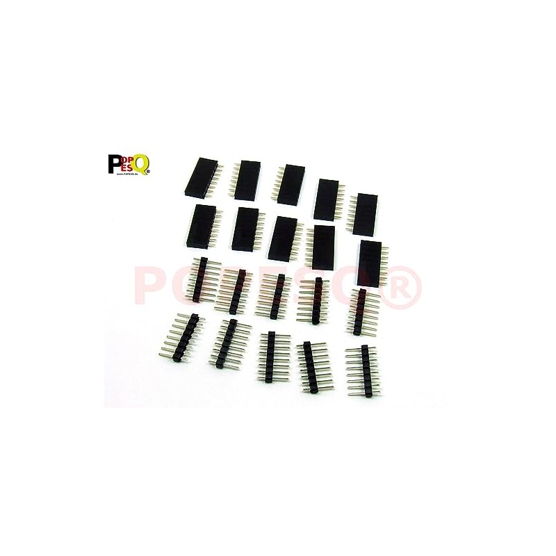 POPESQ® #A1995 Socket Header and Pin Header Kit 2.54 mm