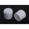 4 Stück Stuhlbeinkappe Stuhlbeinschutz Bodenschutz Stuhlschoner Kunststoff weiss Durchmesser 22mm,