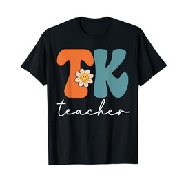 TK Teacher Team Retro Groovy Vintage First Day Of School T-Shirt for Men Women Girls Kids