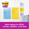 Post-it Super Sticky Notes, Cosmic Colour Collection, lined, 101 mm