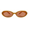JUDOO Tiny Small 90s Sunglasses for Women Men Retro Oval