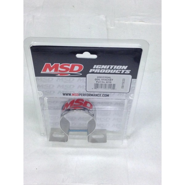 MSD 8213 MSD Ignition Universal Chrome Coil Mounting Bracket-Canist