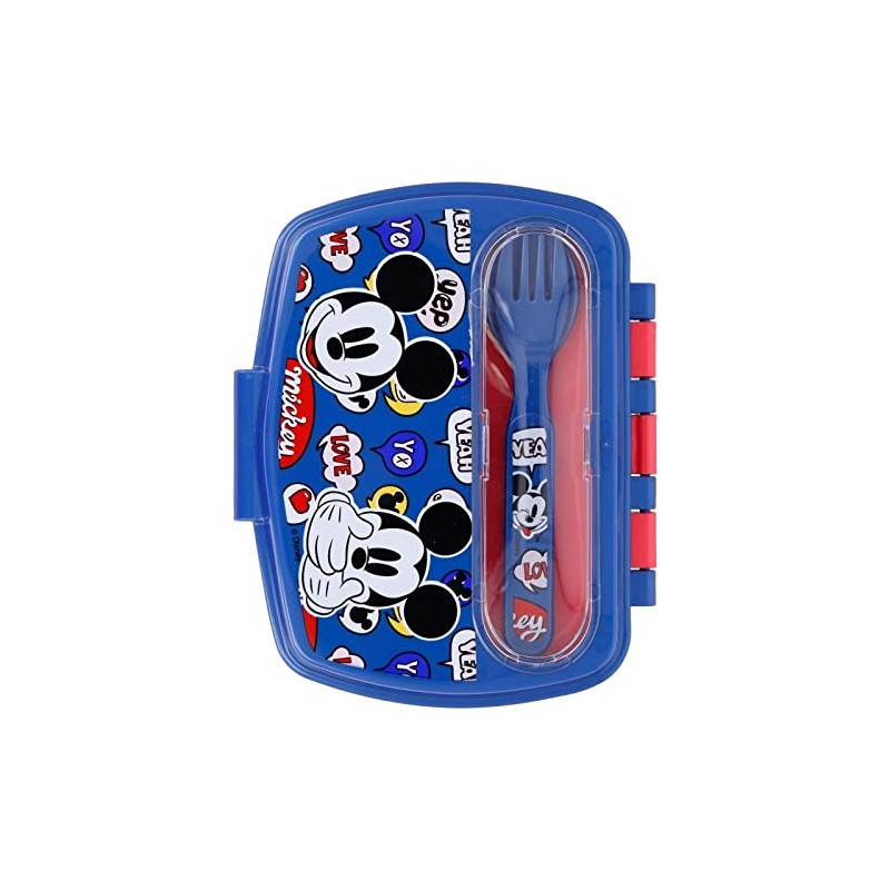 OM SUPPLIES Mickey Cartoon Characters Children Lunch Sandwich Box Container
