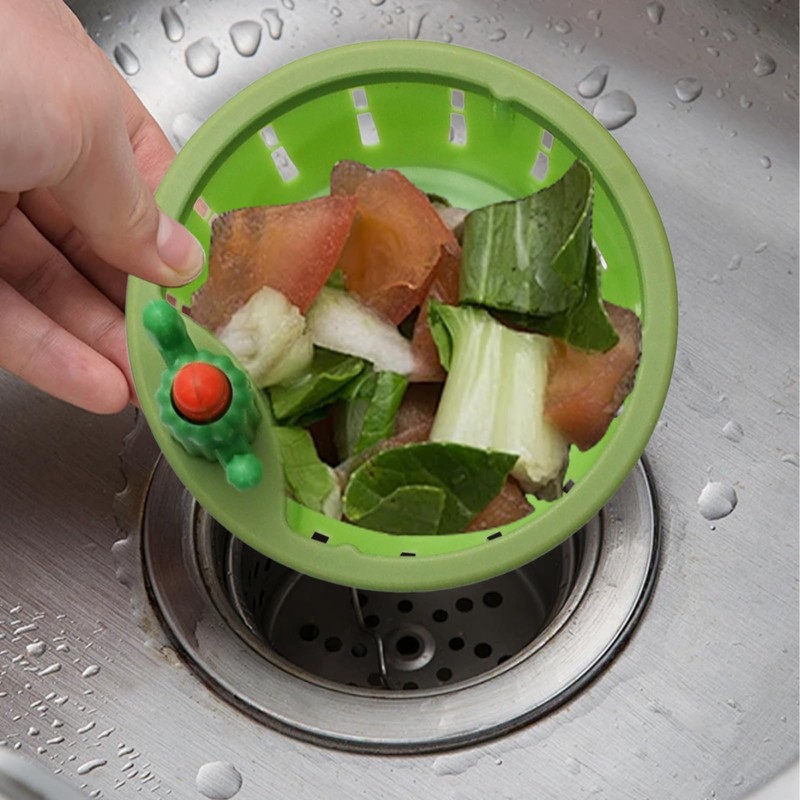 2 Pack Cactus Design Universal Sink Strainer, Expandable Kitchen Sink