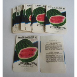 Wholesale Lot of 25 Old Vintage 1940's - Florida WATERMELON - SEED PACKETS Empty