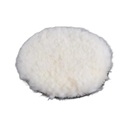 Almohadilla de Pulido de Lana Almohadilla de Pulido de Lana Blanca para Pulir con Ganchos y Bucles Reutilizable y Lavable para Pulidor de Automóviles Encerado (5 pulgadas)