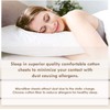 Pizuna 100% Cotton King Pillow Cases 2 Pack White 50x90cm,