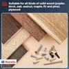 Kozelo 280pcs Phillips Flat Head Wood Screws - [#6x3/4"] Carbon