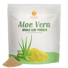 GEORGIC Natural Aloe Vera Whole Leaf Powder As Fertilizer | for Germinating Seeds | Seed Starter for Germination & Propagation | Wetting Agent | Natural Surfactant - 3 lb
