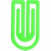 Laurel King Klips Box of Paper Clips 75 mm Polystyrene Plastic Light Green