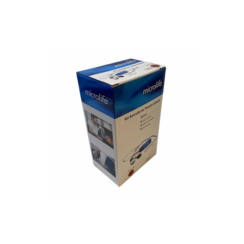Microlife AG1-20-R Esfigmomanómetro Manual Analógico con Estetoscopio, Brazalete 22-32 cm,