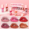 Kit 6pzs Aceites Labios Cristal Gloss Hidratantes Durables