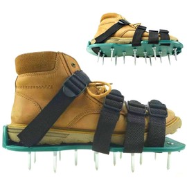 Garden Shoes, Shoes, Garden Spikes, Lawn Drilling, Foot Mount, For Farming, For Garden Grasses, Lawn Ventilation, Gardening Construction, Construction Industry, Combination, 8 Belt