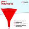 Liqvee Funnel Red in 4 Different Sizes (122, 101, 76