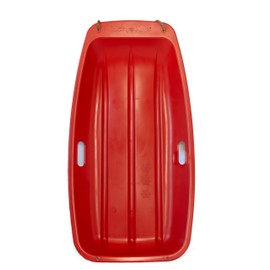 Lucky Bums Kids Plastic Snow Sled, 35-inch Toboggan, Red