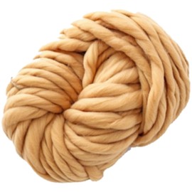 3world SW1960 Super Thick Yarn, 8.8 oz (250 g), Chunky Knit, Scandinavian Yarn, Coarse, Knitting, Knitting Knitting, Beige