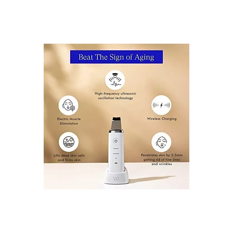 Mosen Limpiador Facial Ultrasonico Exfoliante Portatil Limpieza