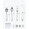 BaseSmall 4-Piece Weighted Utensils for Tremors and Parkinson's (7 oz