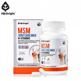 NZ Origin MSM Joint Care Max + Vitamin D / 엔젯오리진 MSM 조인트케어 맥스 + 비타민D