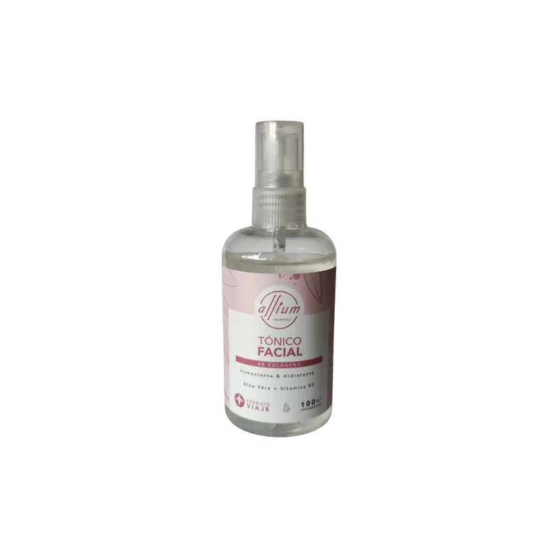 Tónico Facial Rosas Áloe Vera Hamamelis Colágeno -allium 3pz