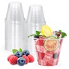 9 oz Clear Plastic Cups, 50 Pack Disposable Crystal Punch