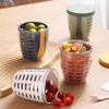 AIMALL Portable Leak-Proof Fruit Cup with Fork, Large Capacity Sealed