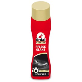 Erdal Care Gloss Black Pack of 4 x 75 ml)
