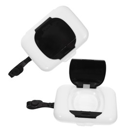 Beatifufu 2pcs Wipe Box Holders Baby Wipes Holder Baby Diapers Baby Wipe Dispenser Baby Wipe Warmer Portable Wipe Warmer Flushable Wipes Dispenser Pp Travel Infant Products Carry