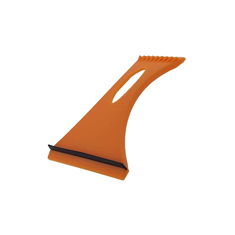 varivendo Ice Scraper with Rubber Lip (Orange)