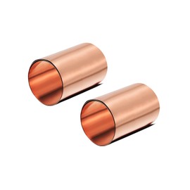 METALLIXITY Pure Copper Sheet (1000mmx100mmx0.1mm) 2Pcs, Metal Copper Plates - for Home Kitchen Backsplash, Craft Project