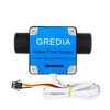 GREDIA 3/4" Male Thread Oil Flow Sensor High Density Liquid