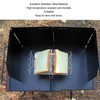 Camp Stove Toaster Stainless Steel Foldable Portable Camp Stove Toaster